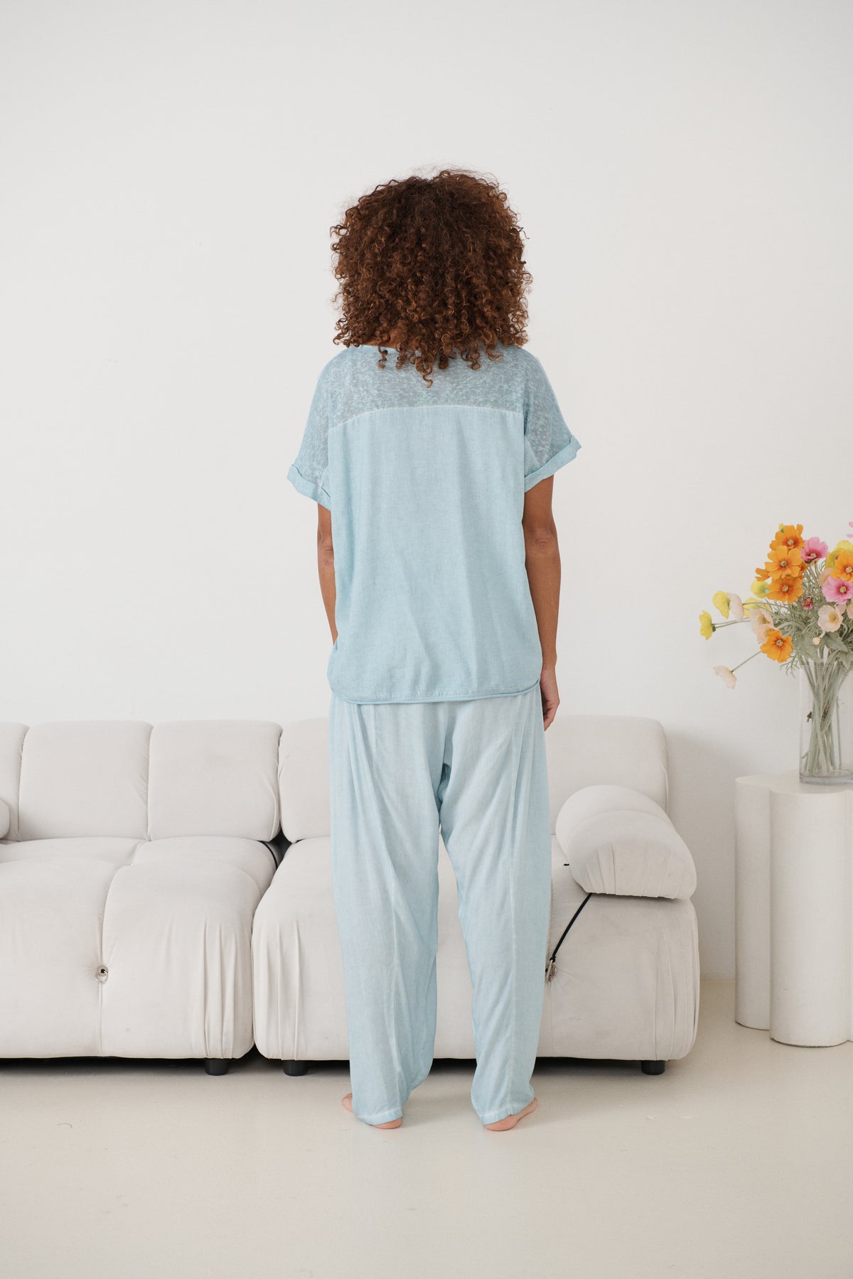 The Tobi Top - Powder Blue