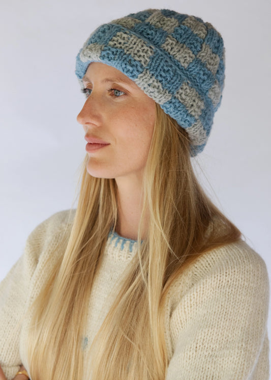 Elke Beanie - Sky