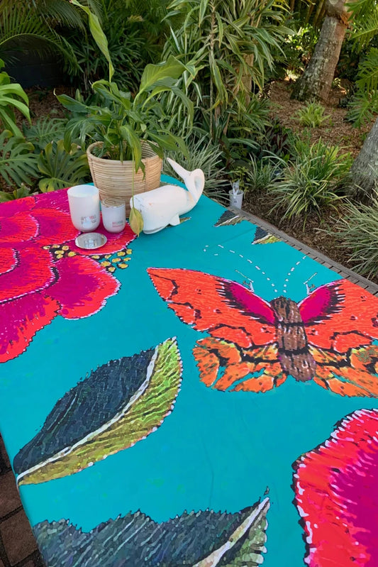 Anna Chandler Tablecloth - Blue Haven