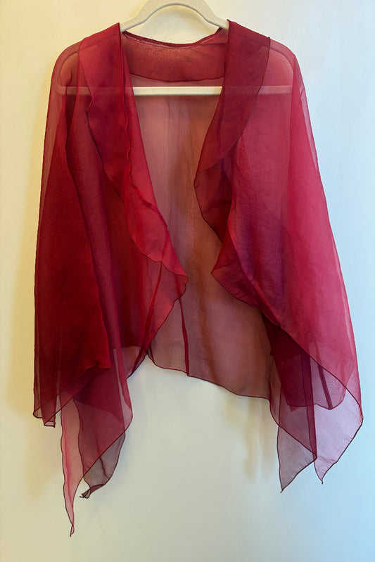 Artisan Silk Short Sheath Jacket