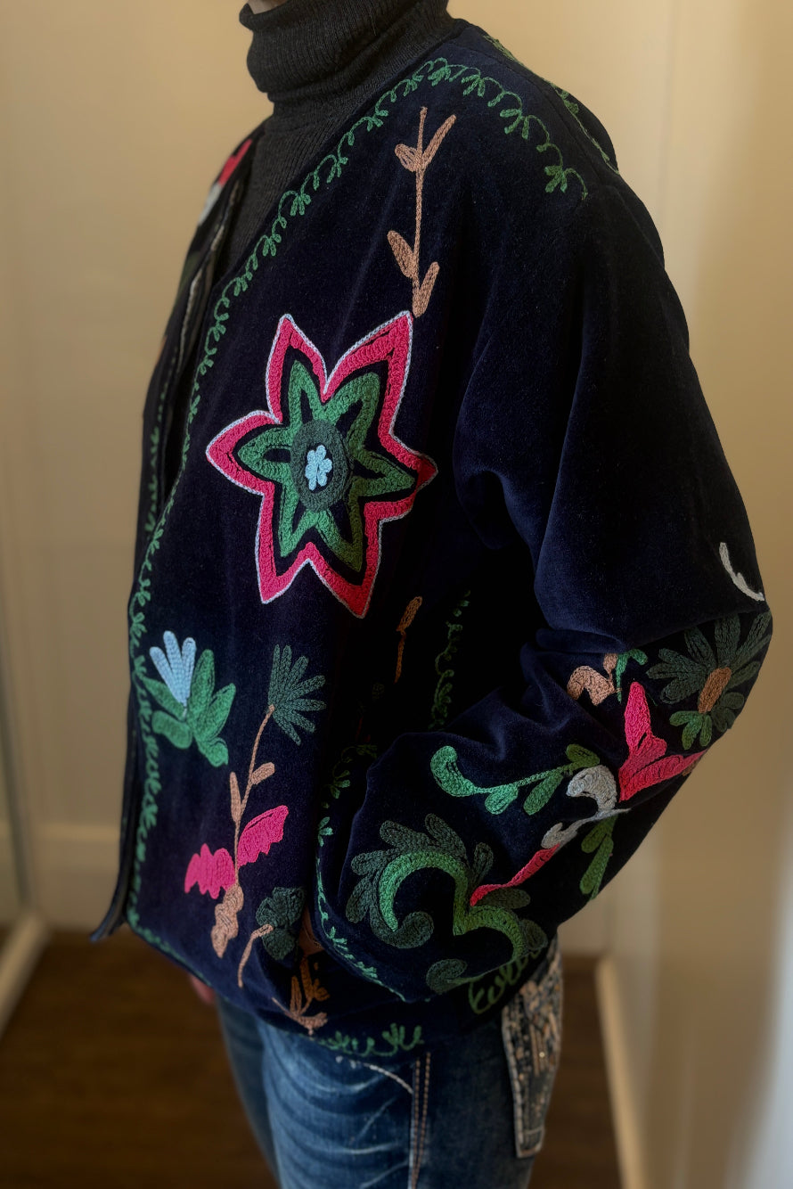 Velvet Suzani - Midnight Garden