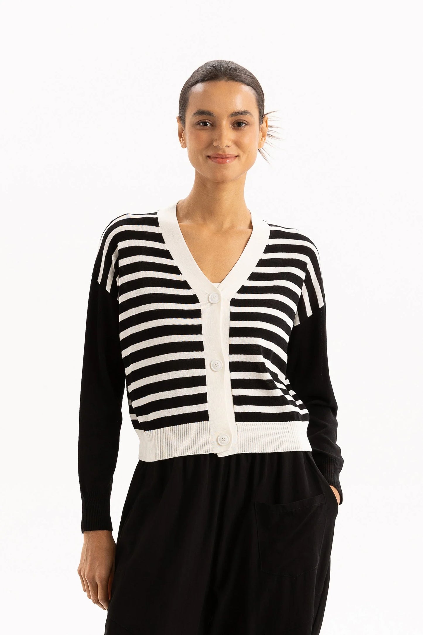 Emilia Cardigan - Stripe