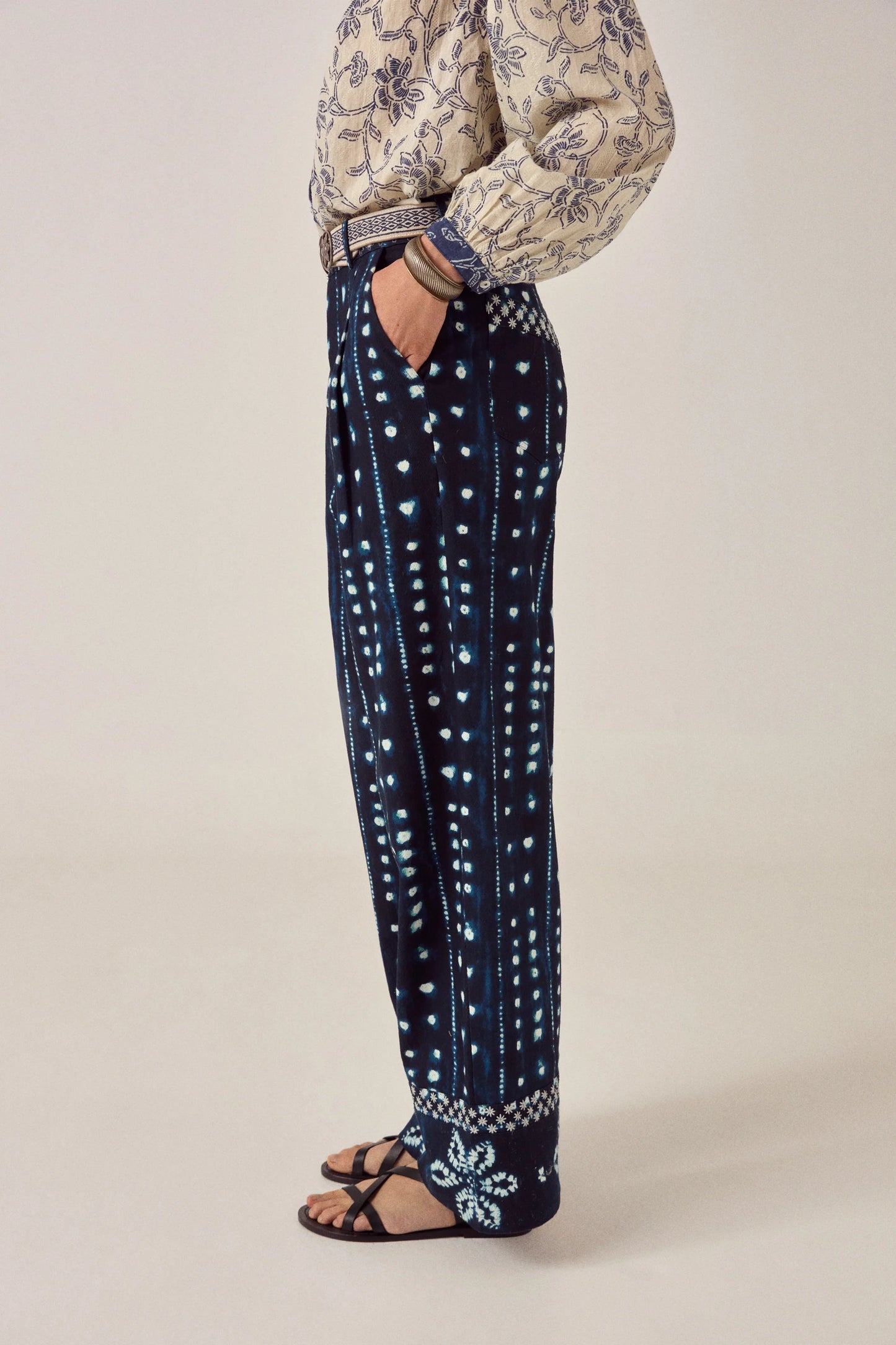 Maison Hotel Mizu Pant - Shibori Dreams