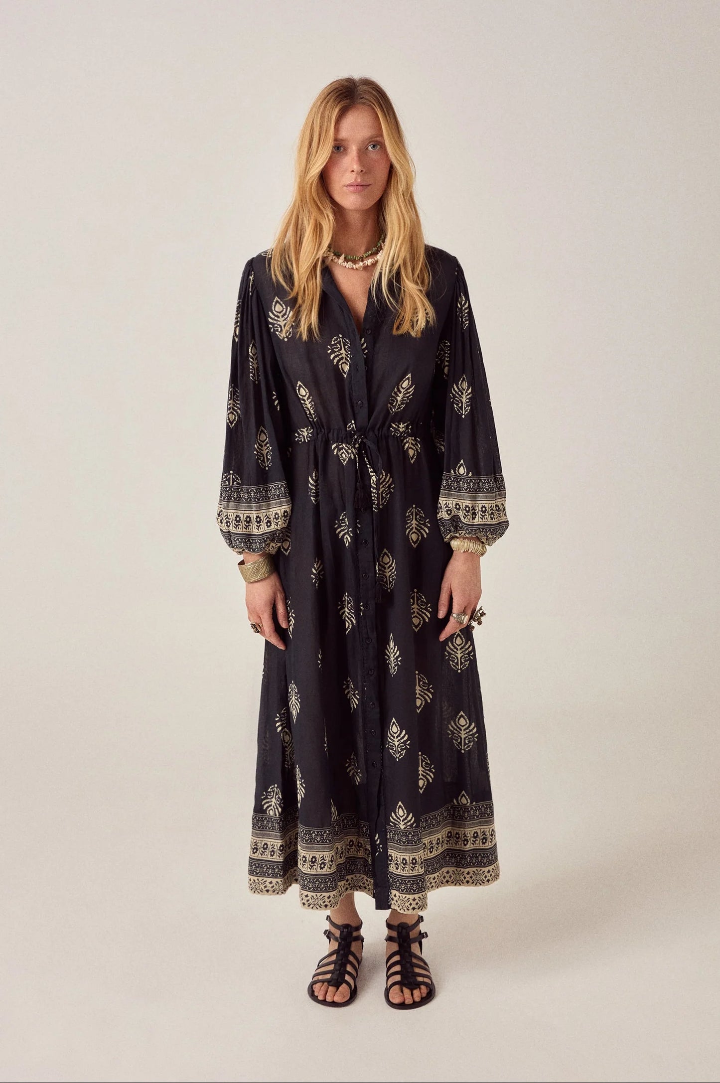 Maison Hotel Eleonora Dress - Black Henna