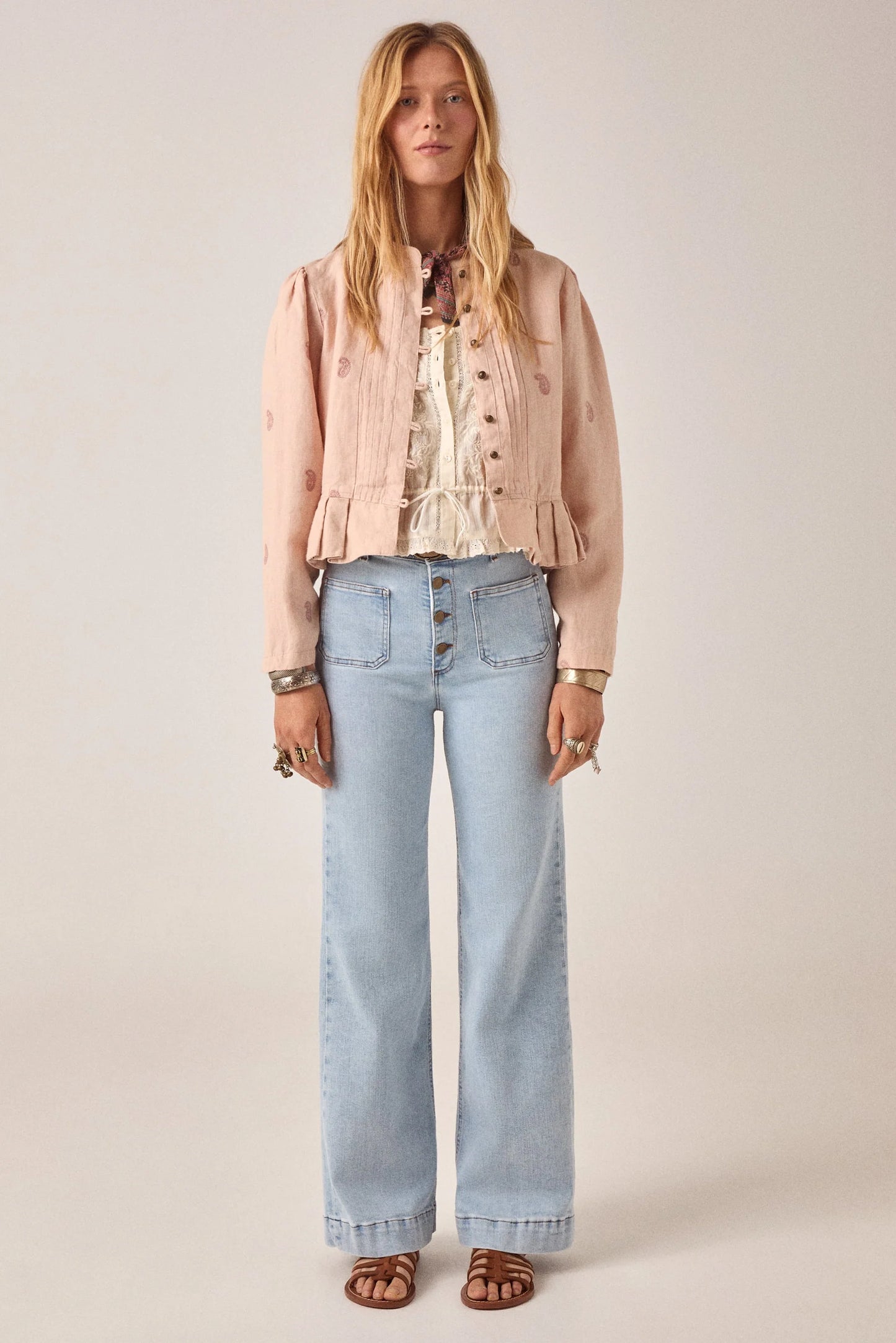 Maison Hotel Edgar Jacket - Antique Blush