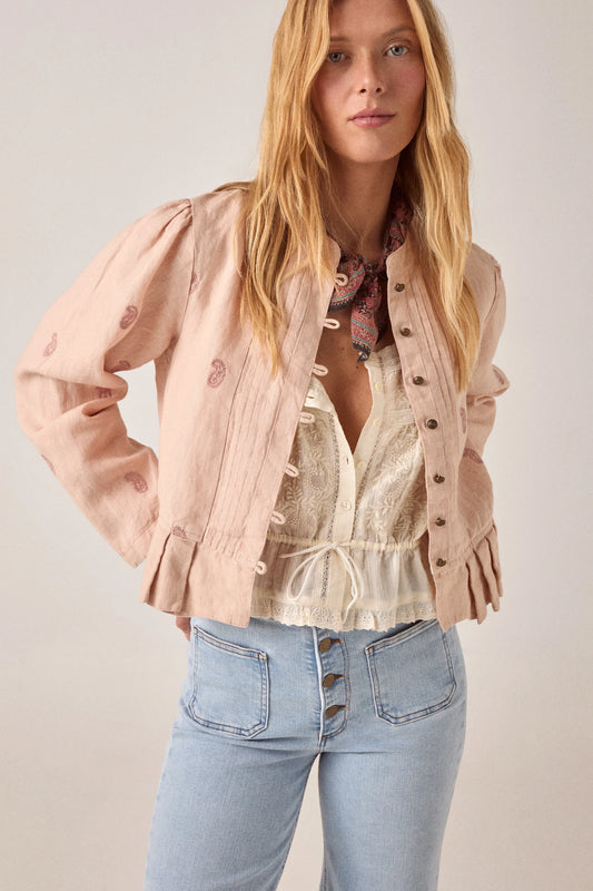 Maison Hotel Edgar Jacket - Antique Blush