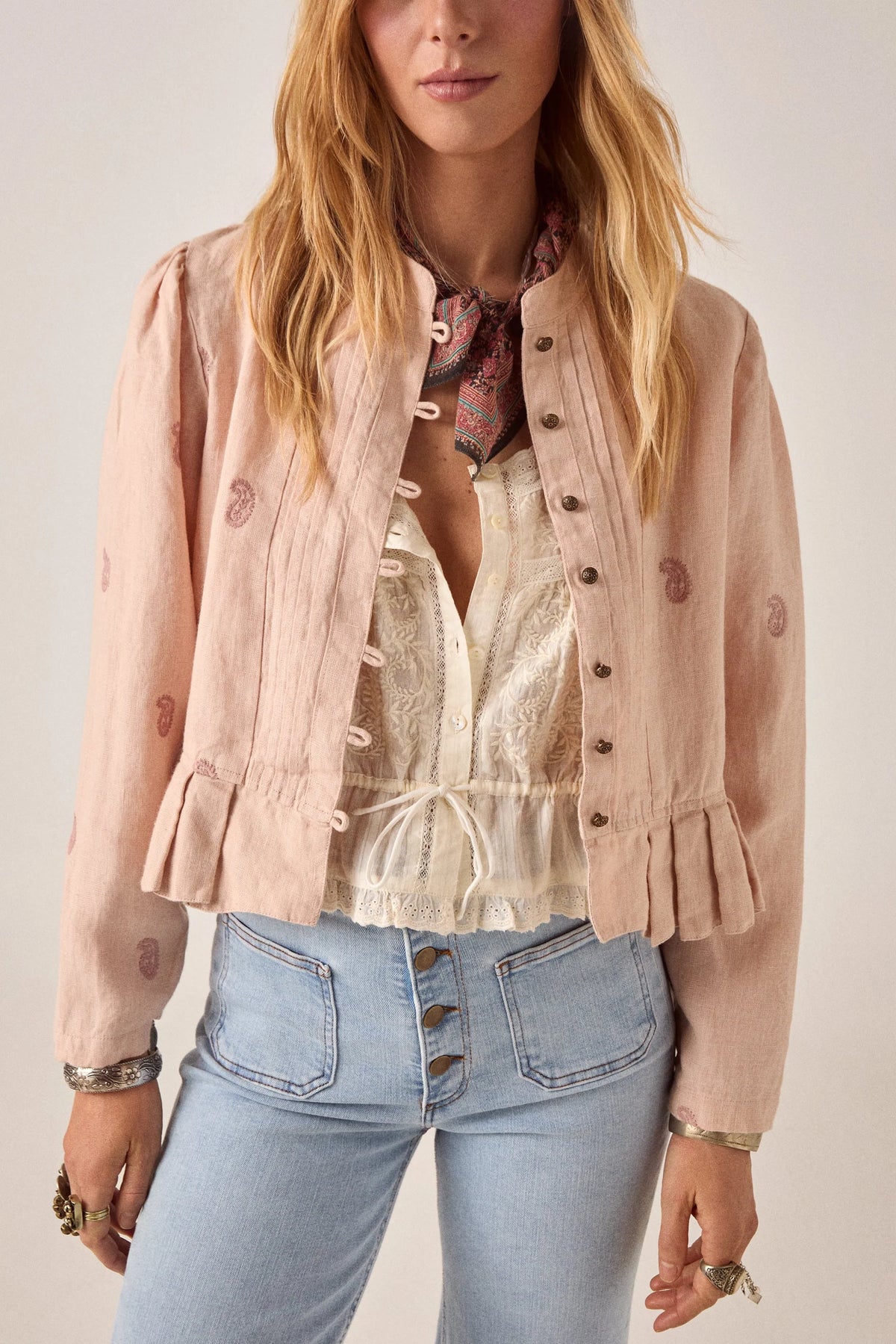 Maison Hotel Edgar Jacket - Antique Blush