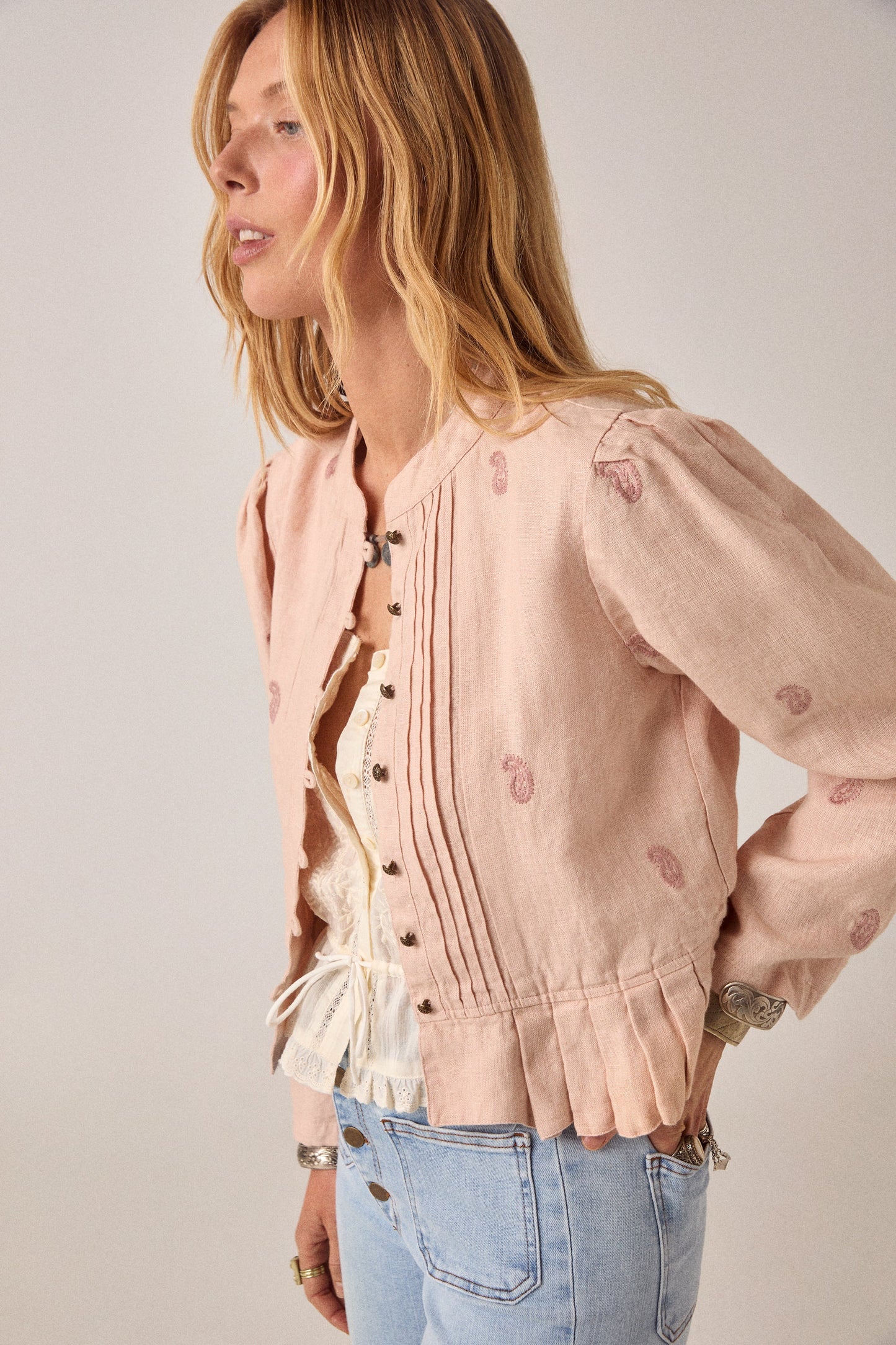 Maison Hotel Edgar Jacket - Antique Blush