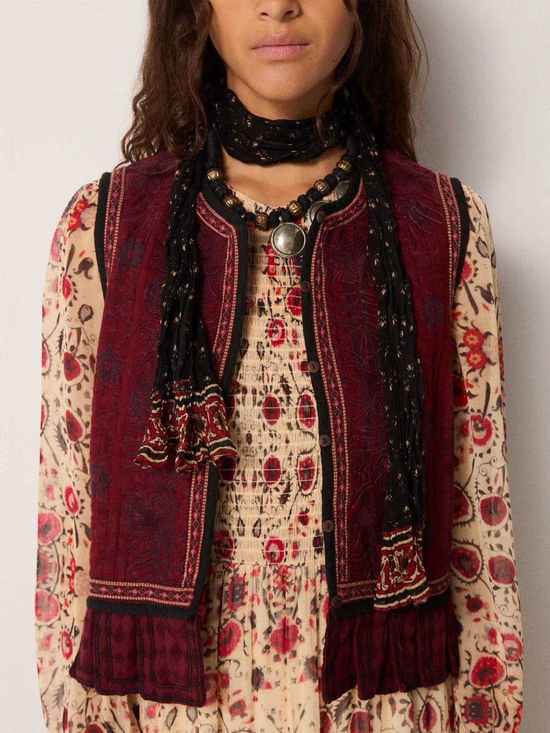 Monet Scarf - Black Coffee