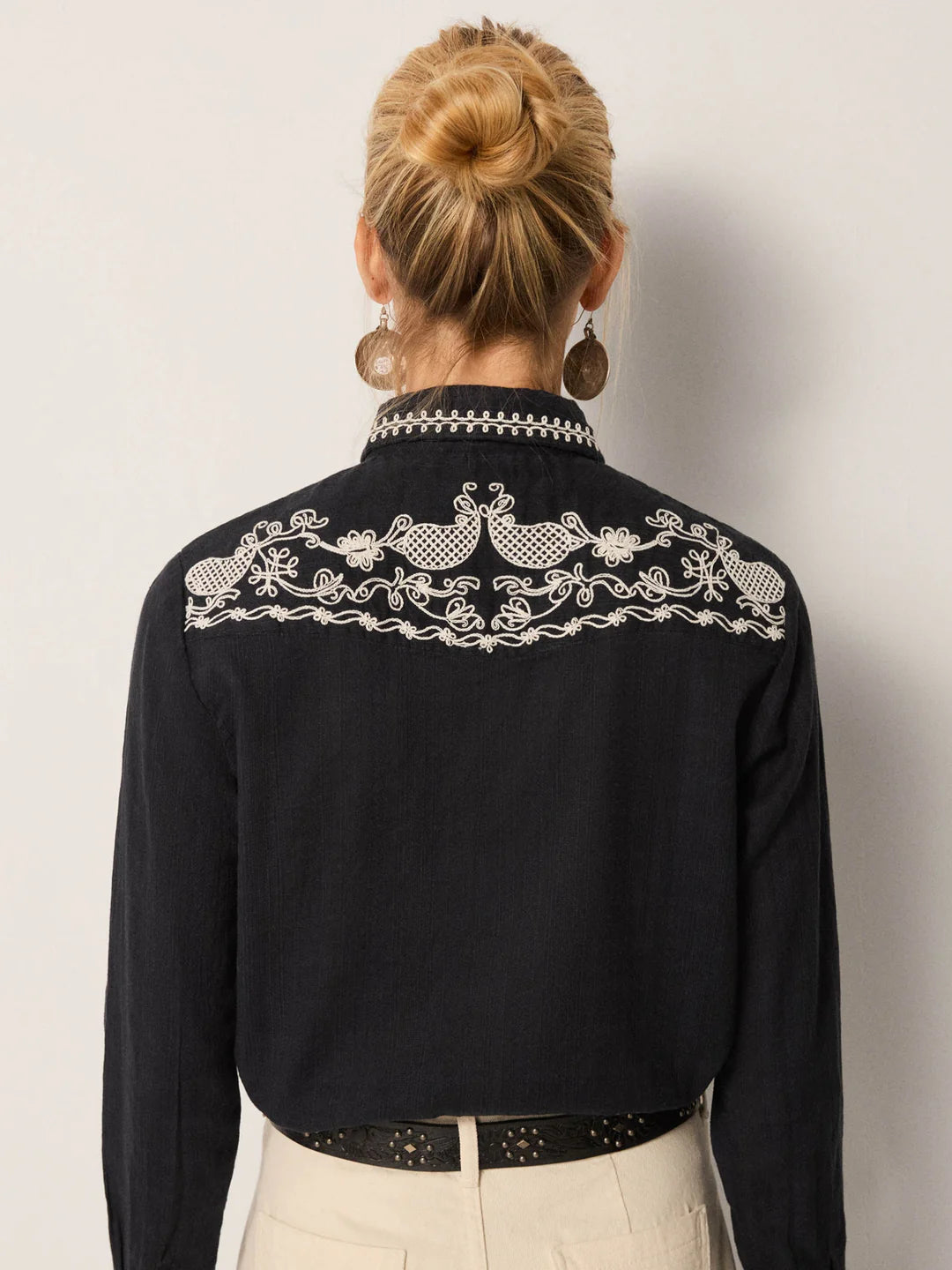 Charro Blouse - Tabasco Noir