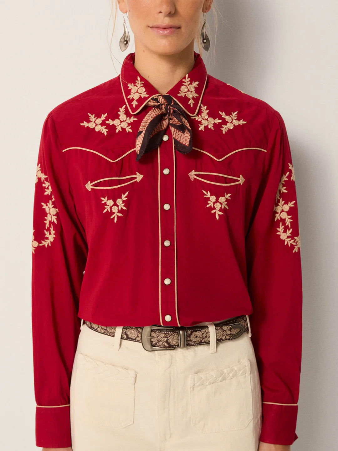 Rodeo Blouse - Red River