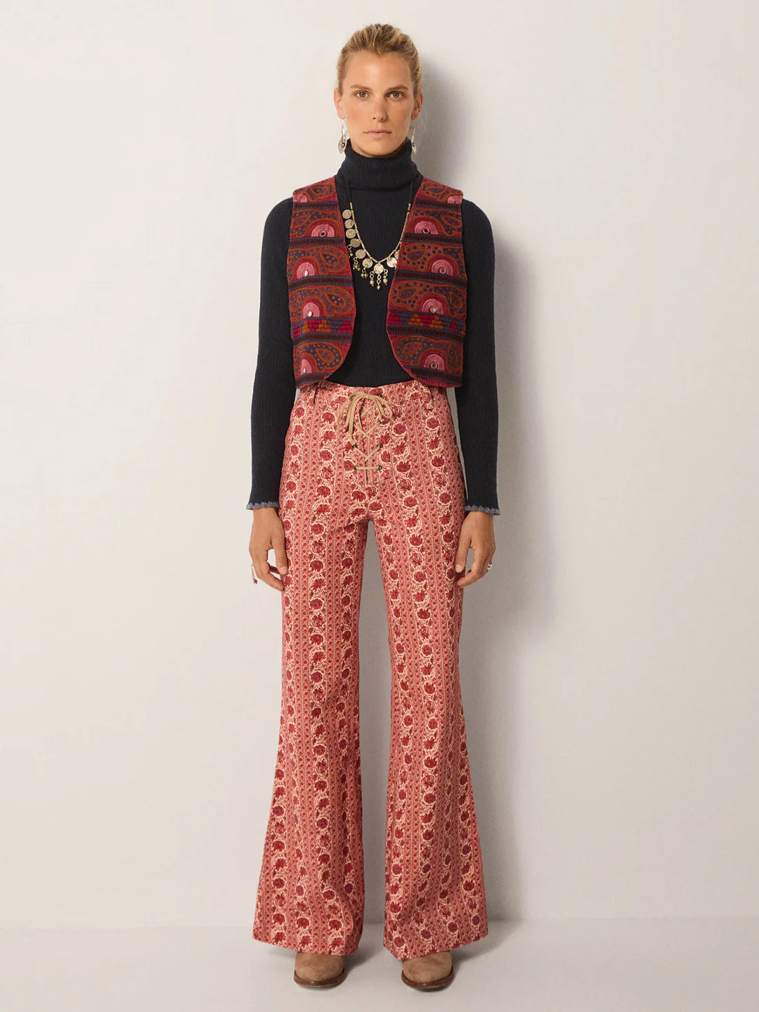 Calypso Pant - Border Clavel