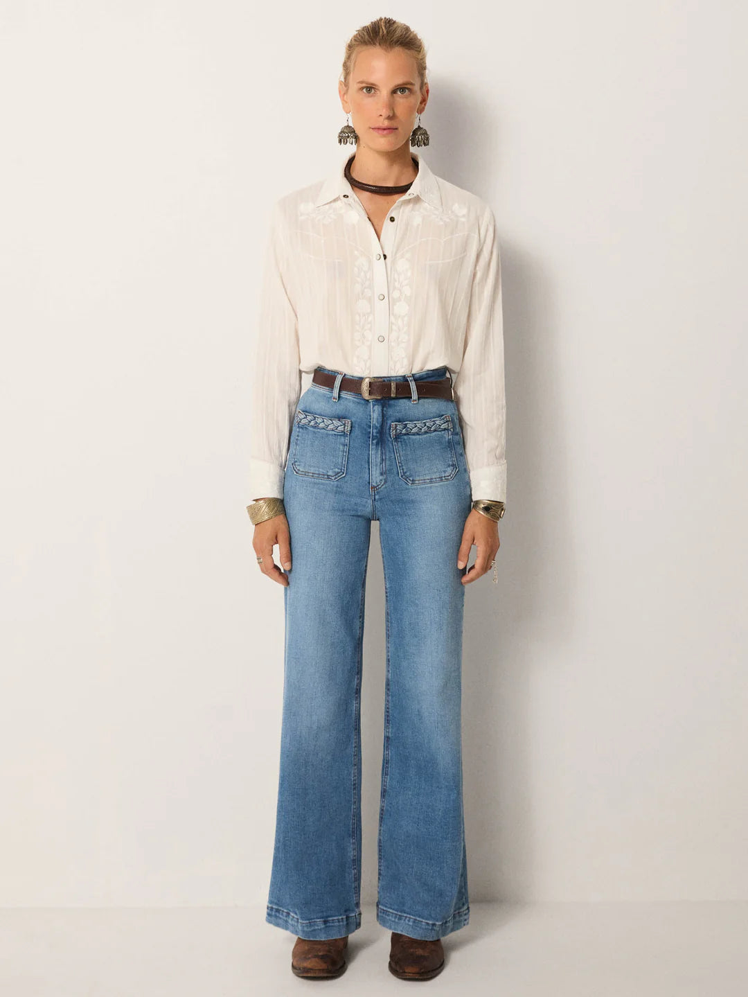 Giulietta Pant - Light Blue Denim