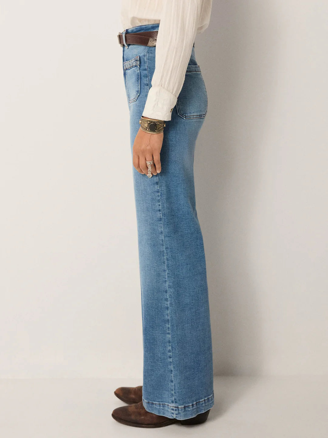 Giulietta Pant - Light Blue Denim
