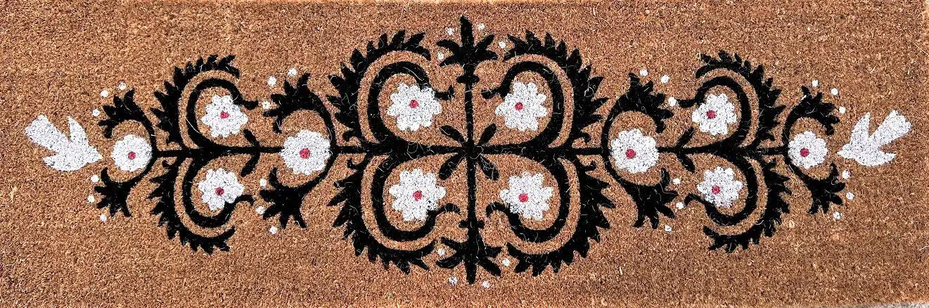 Coir Doormat - Peace