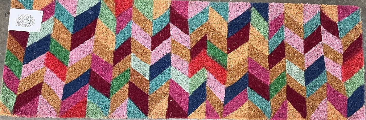 Coir Doormat – Chevron