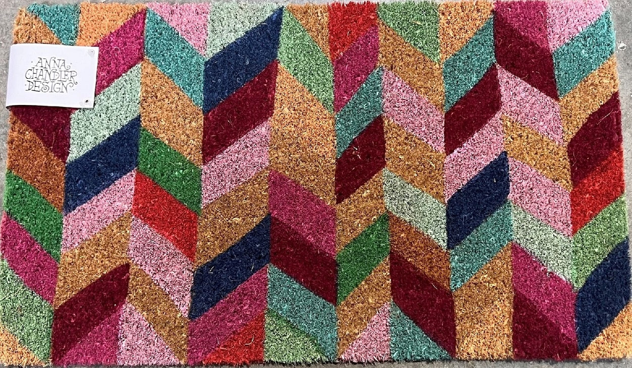 Coir Doormat – Chevron