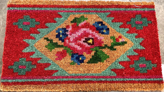 Coir Doormat - Rosa