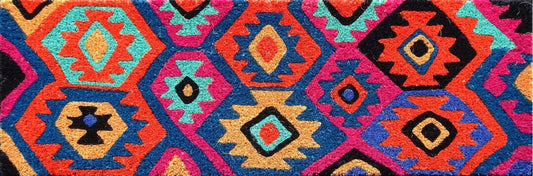Coir Doormat – Red Kelim
