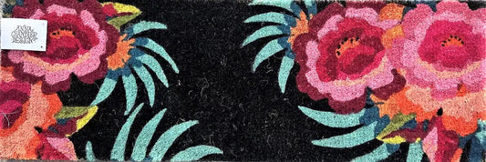 Coir Doormat - Jungle Flowers