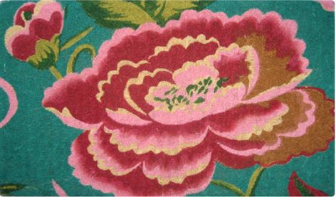 Coir Doormat – Chinese Peony