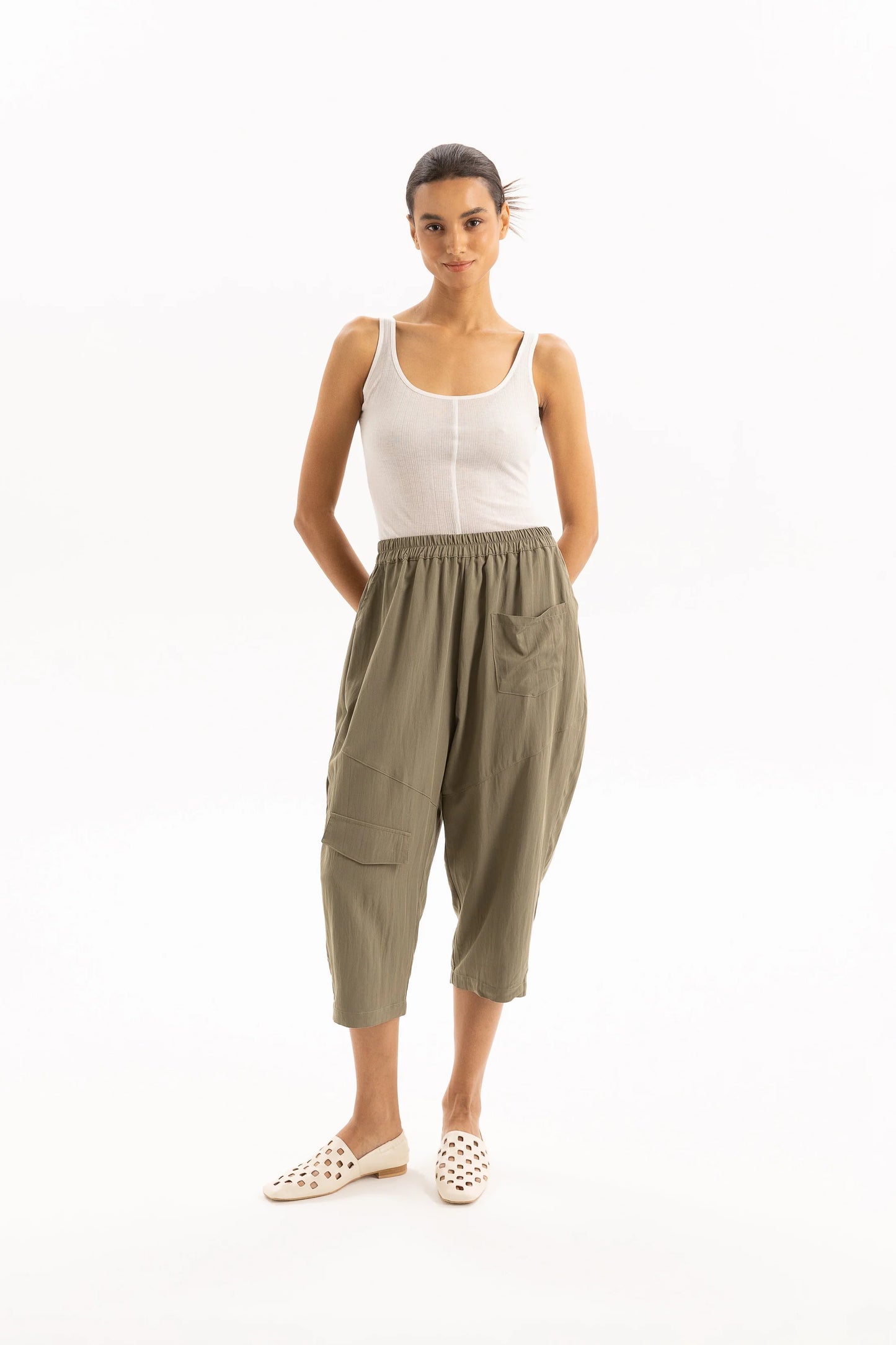 Yvette Pant - Khaki