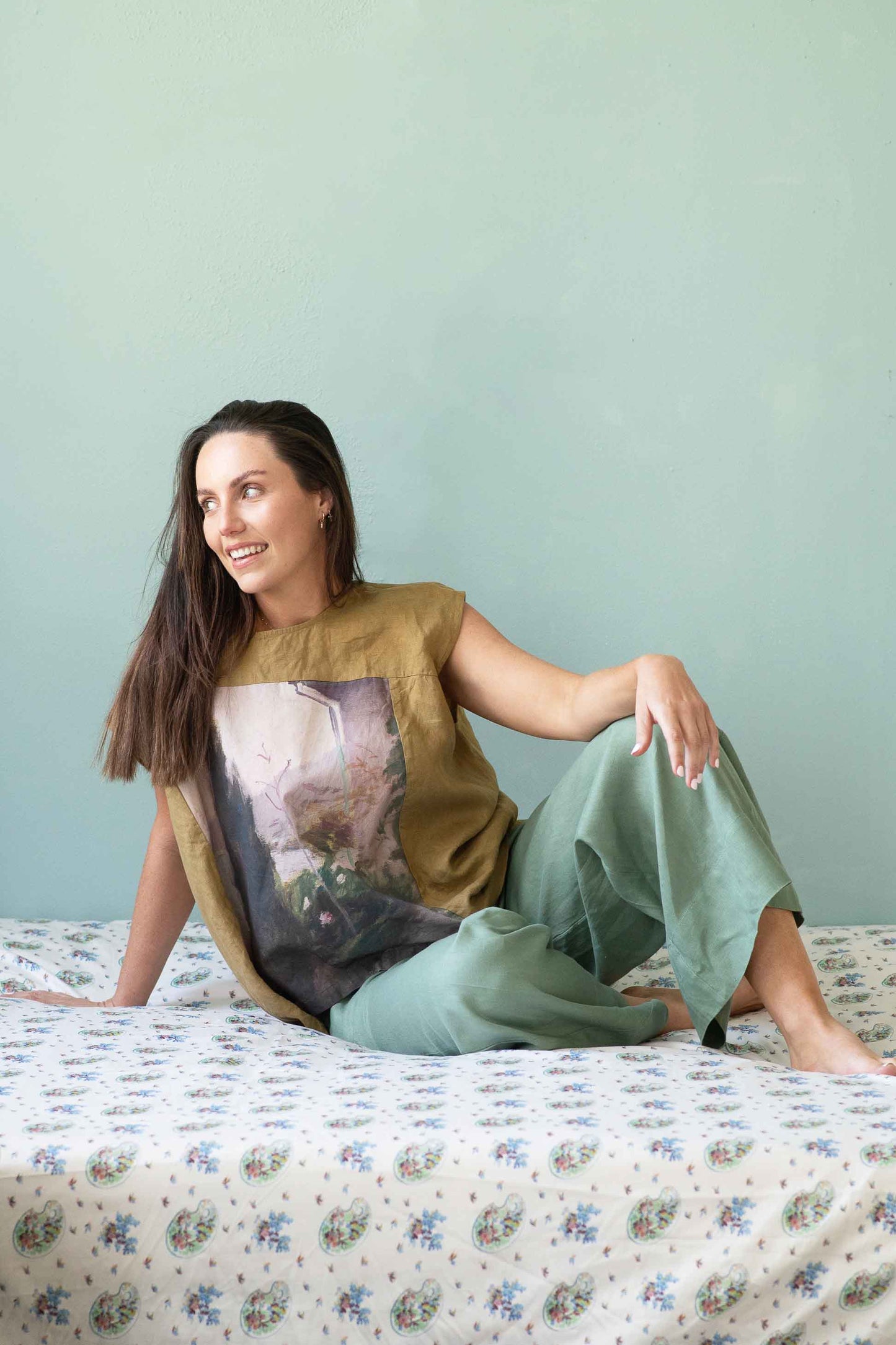 Ollie Pant - Mineral Green