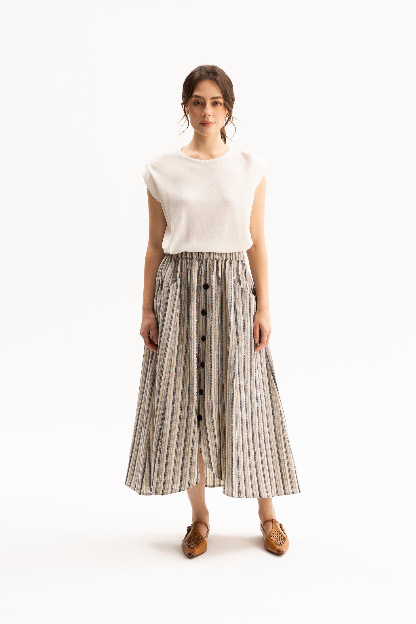 Celia Skirt - Stripe