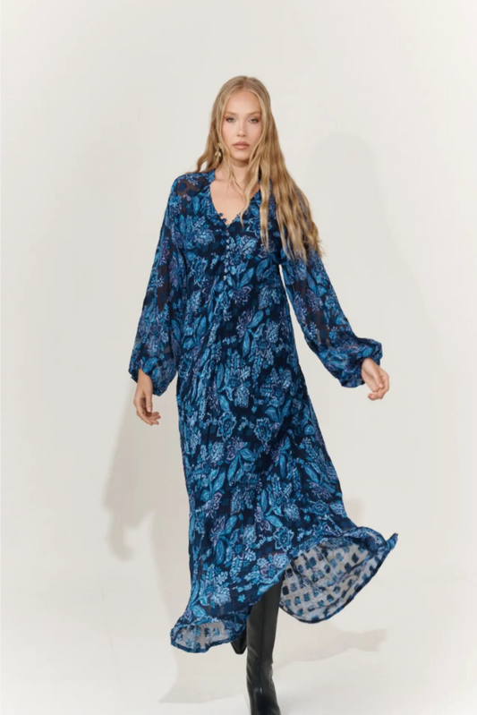 Indira Blue Dress