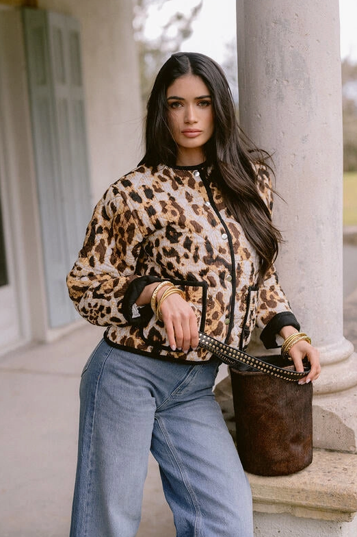 Audrey Brown Box Bag