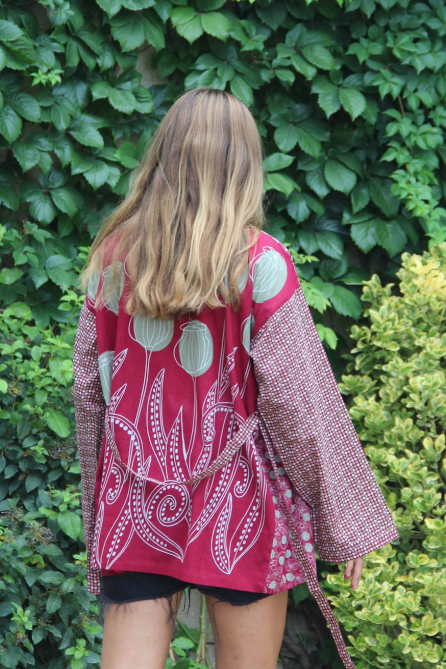 Kabul Bordeaux Kimono