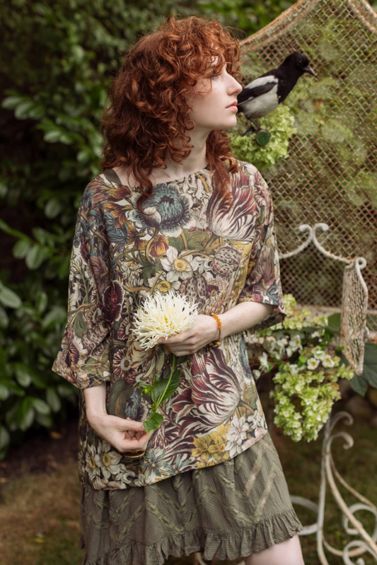 Love Grows Wild Luxe Tee Floral Tunic