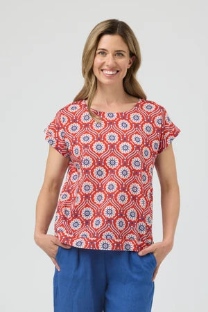 Cake Vicky Shirt - Round Neck - Red Folk