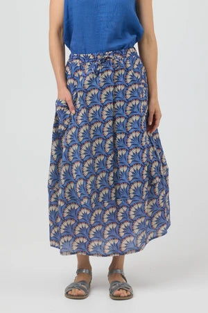 Cake Pocket Panel Skirt - French Flower