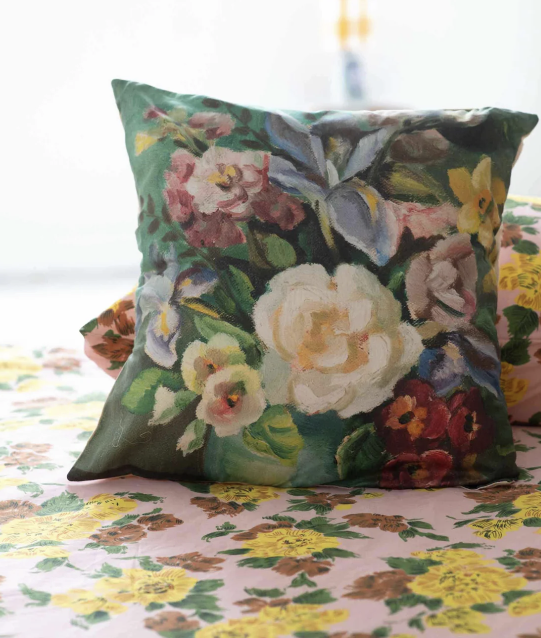 Painted Flower Cushion