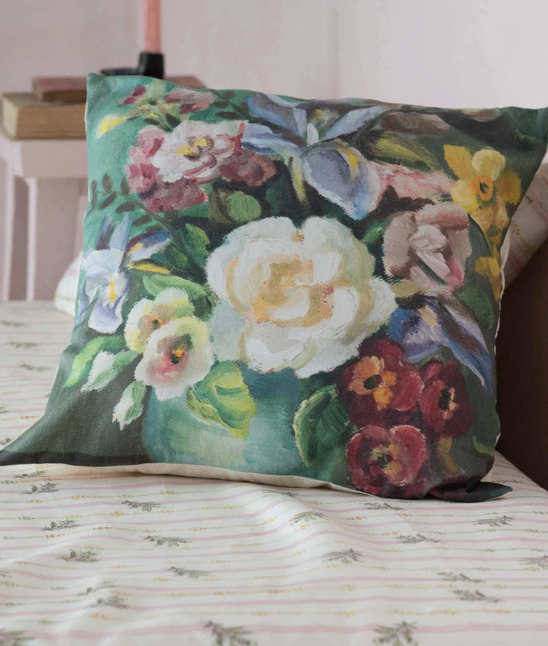 Painted Flower Cushion