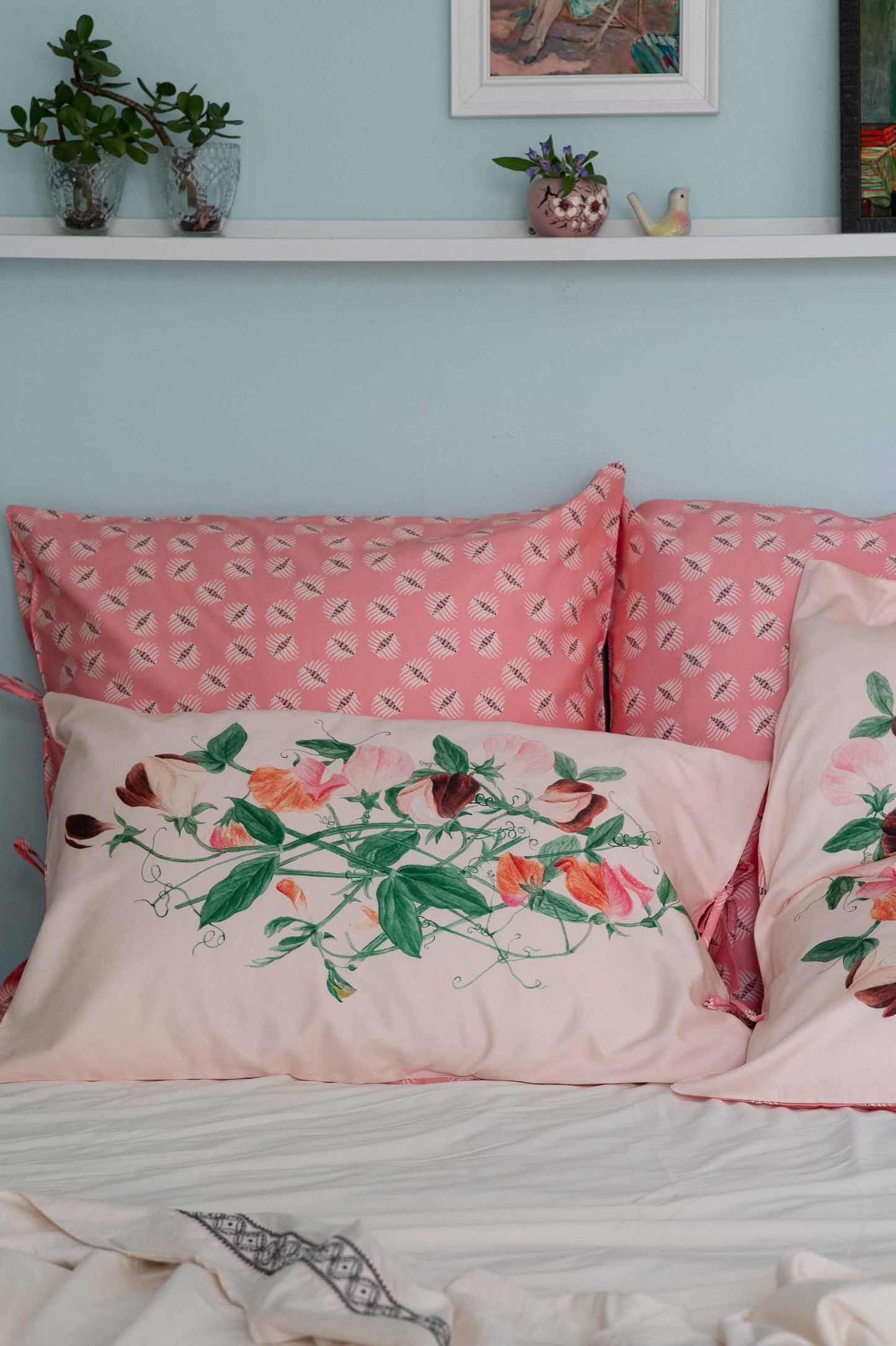 Sweetpea Pillowcase Set