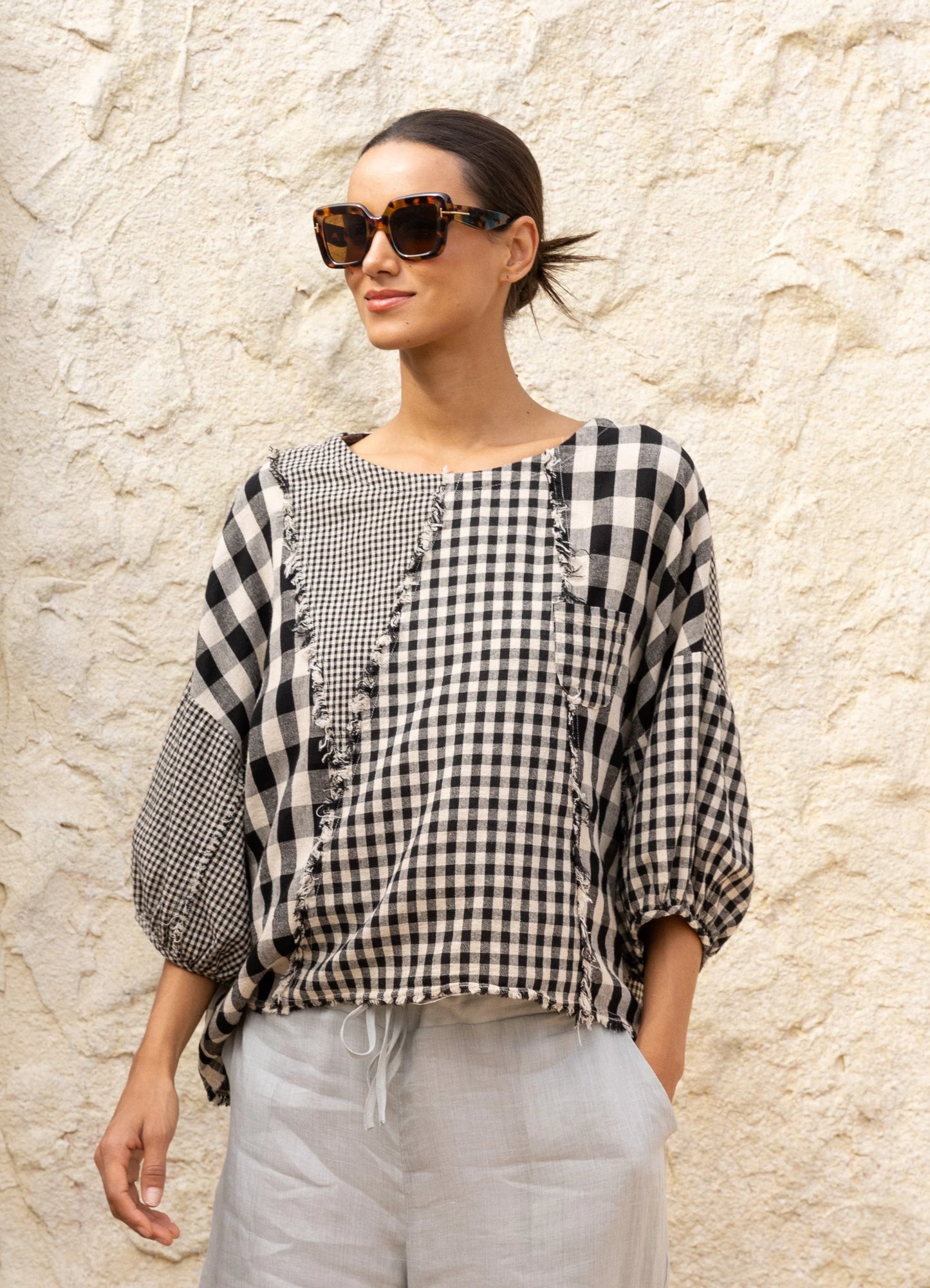 Abbie Top - Check