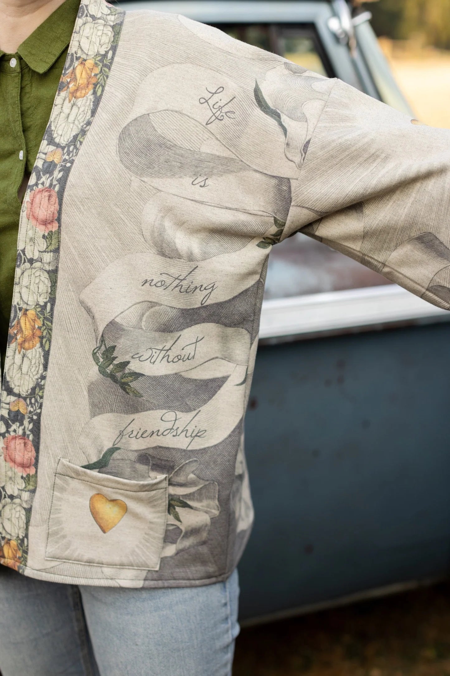 Take My Hand Cottage Cardigan