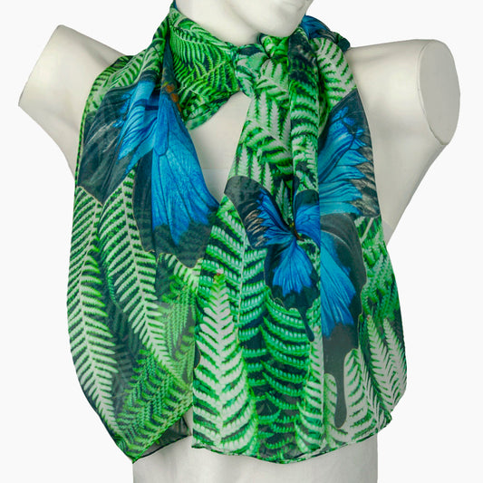 Tree Fern Butterfly Scarf