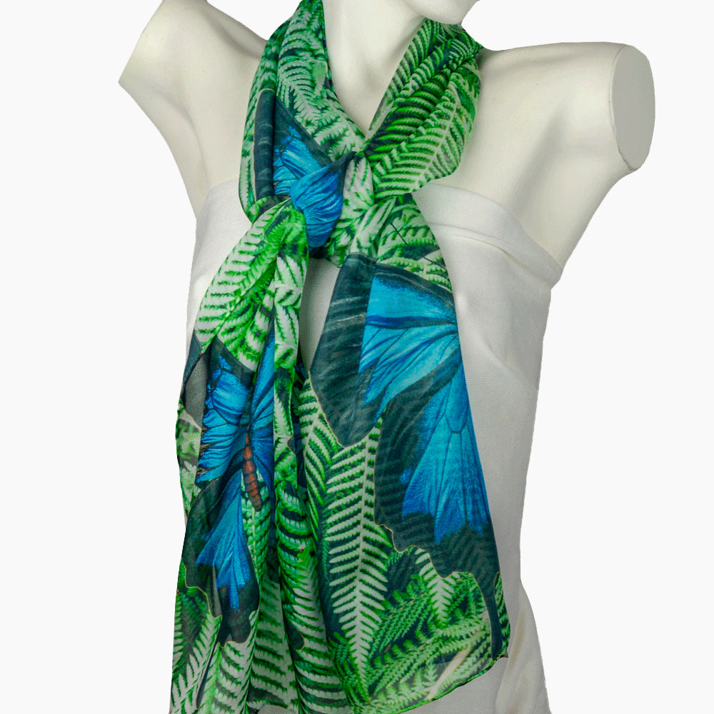 Tree Fern Butterfly Scarf