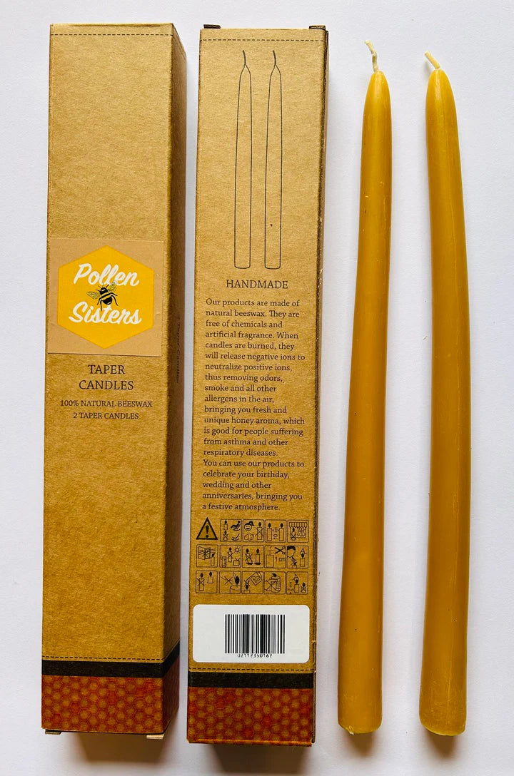 Beeswax Candle Taper Set