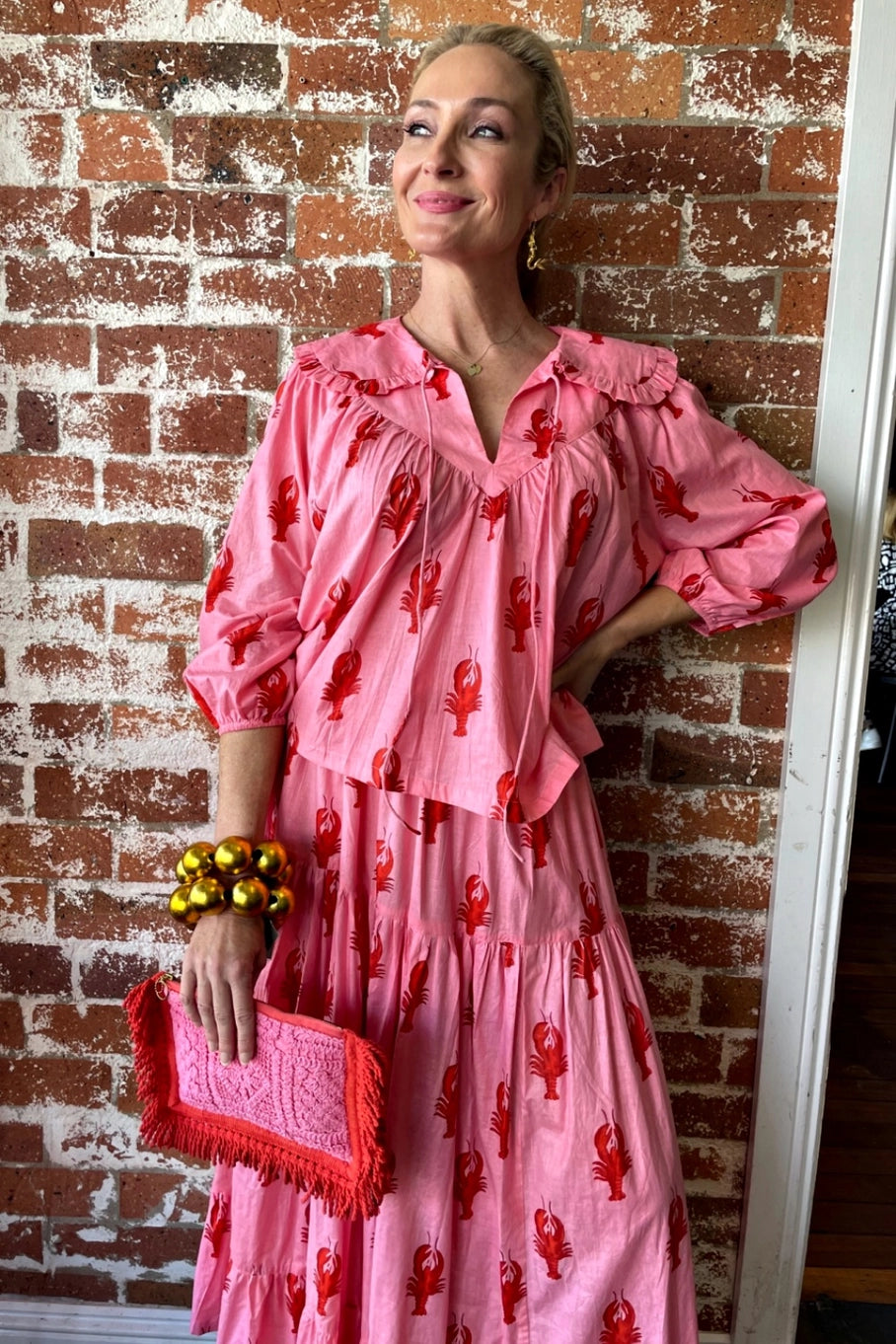 Cuba Skirt - Little Lobster Pink