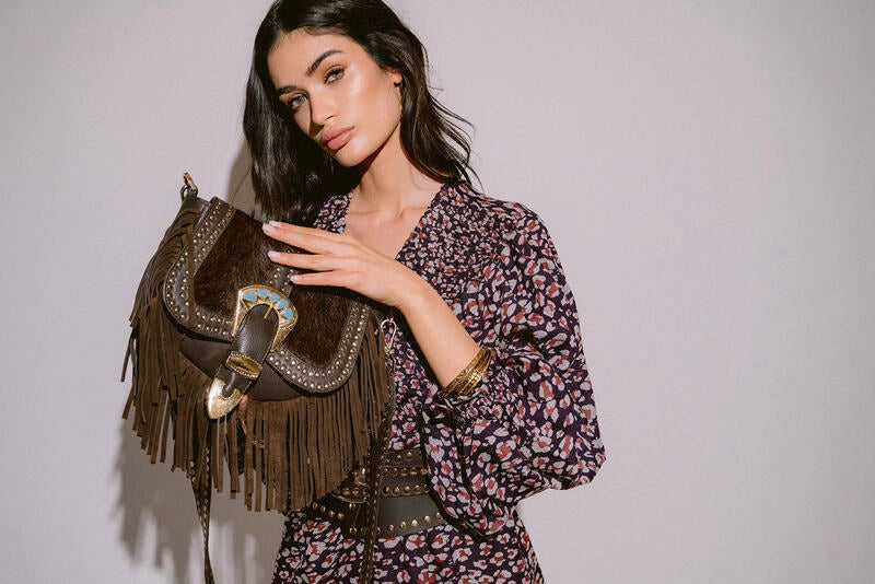 Amal Brown Crossbody Bag