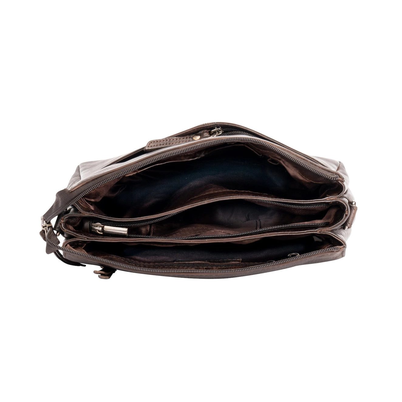 Leather Shoulder Bag June Brown