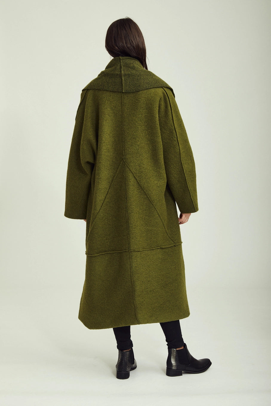 Wool Coat - Persimmon