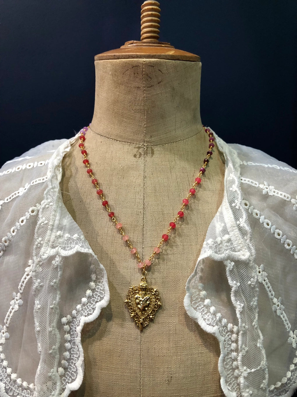 Verona Necklace - Rainbow Stones