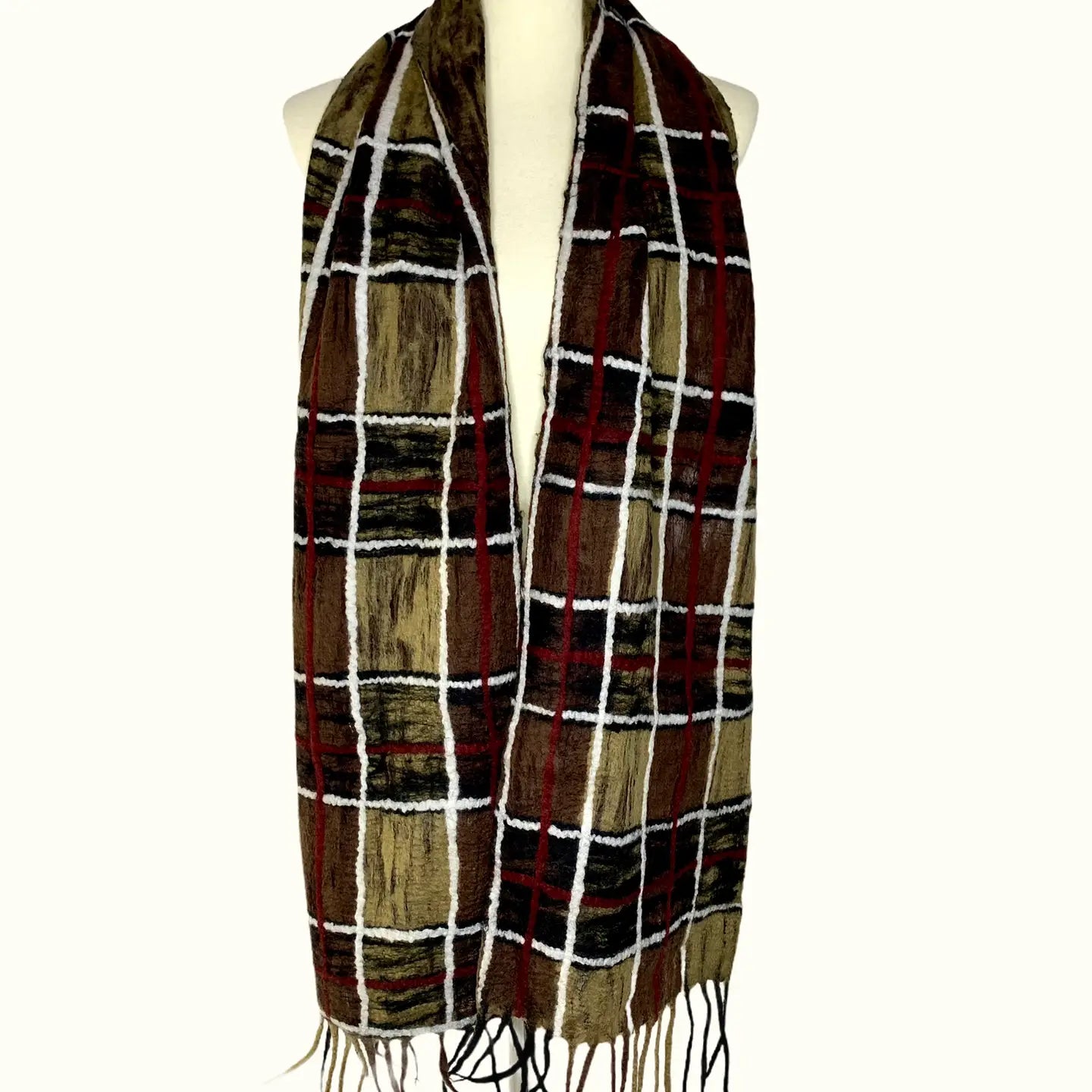 Tartan Inspired - Olive Scarf