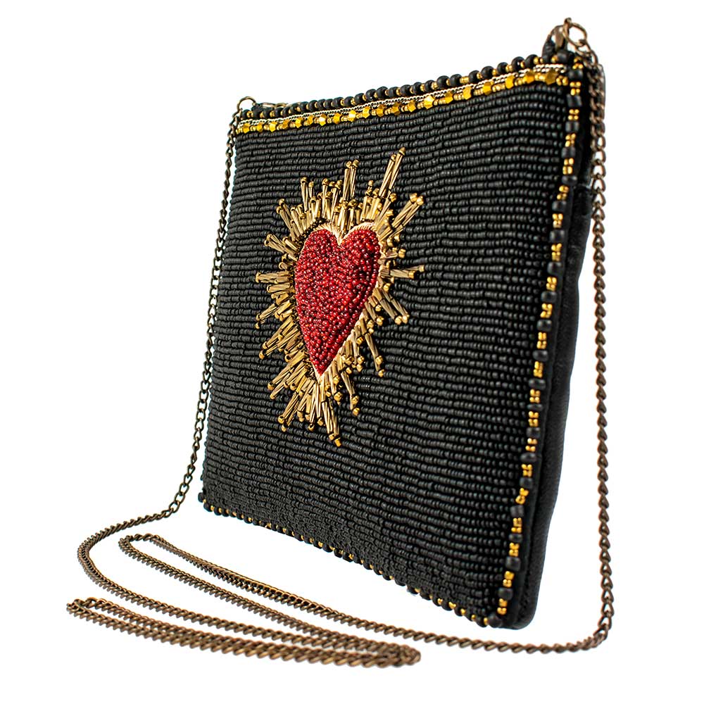 Affection Hand-Beaded Crossbody Handbag