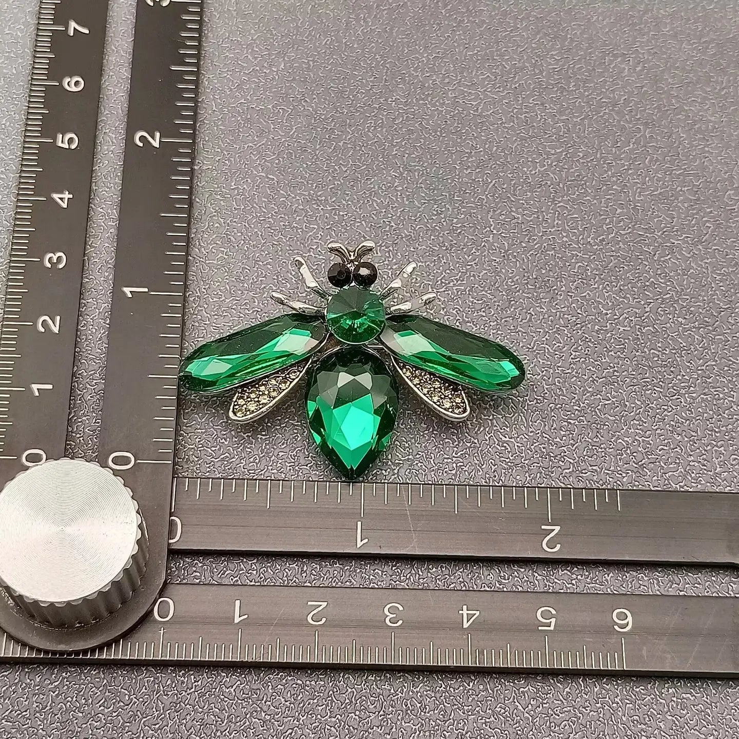 Glass Bee Brooch